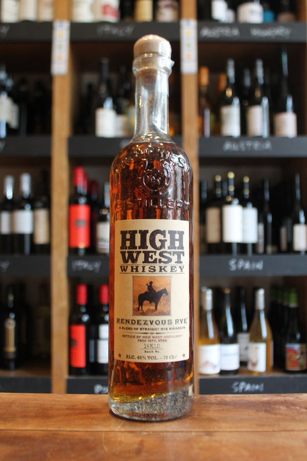 High West Whiskey - Rendezvous Rye - Seven Cellars