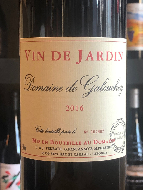 Domaine de Galouchy Vin de Jardin - Seven Cellars