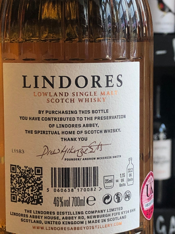 Lindores - Lowland Single Malt Whisky - Seven Cellars